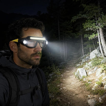 BoltVision™ BeamPro — Hands-Free LED Work Glasses